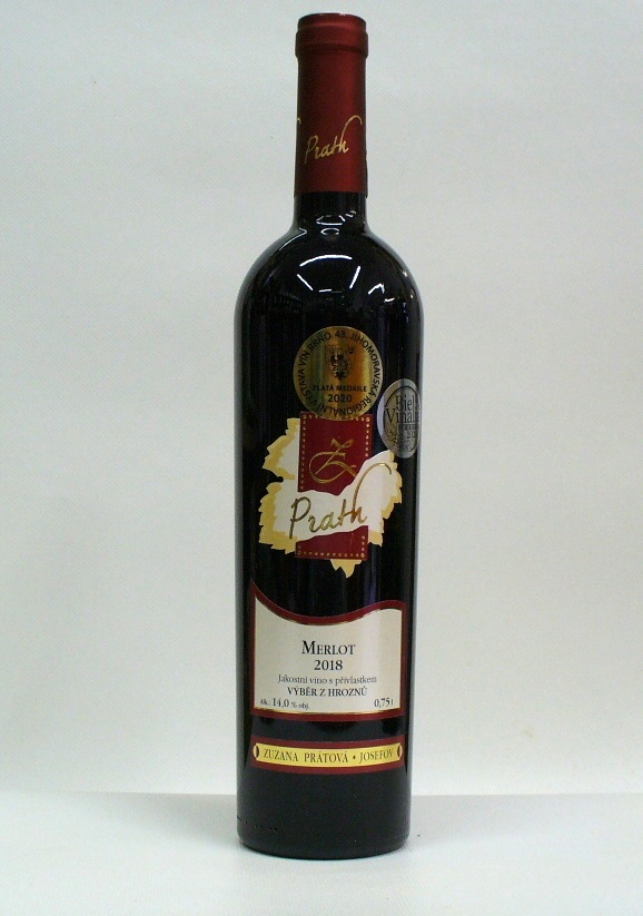Merlot 2018 VzH , vinařství Prath