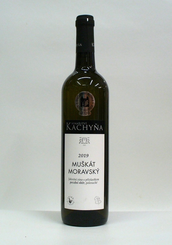Muškát moravský 2019 ,vinařství Kachyňa